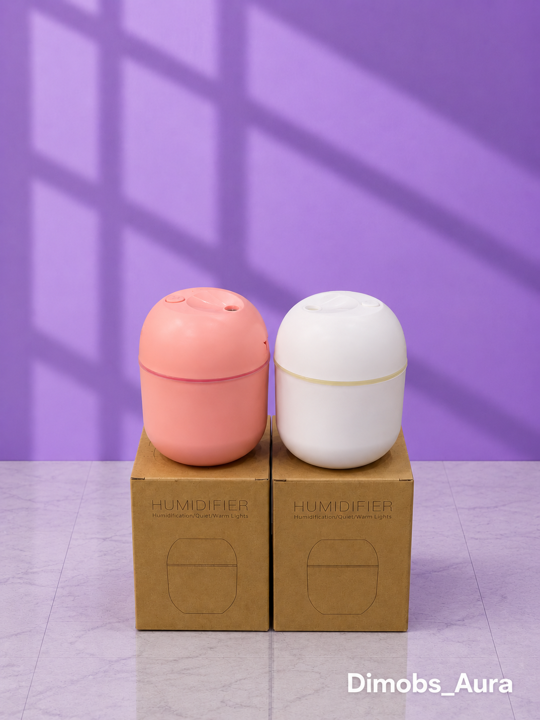 Mini Cool Mist Humidifier & Aroma Diffuser (220ml)